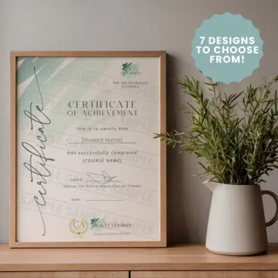 Hard copy certificate Hard copy certificate