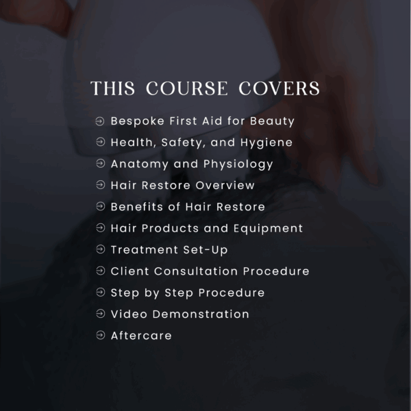 Online Hair Restore Course