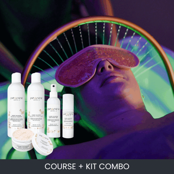 Japanese Head Spa Course + Kit Combo Japanese Head Spa Course + Kit Combo